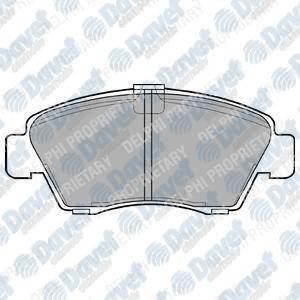 DELPHI LP810 Fren Balatasi On (131mm) Civic 1.5i 1.6i 02-08